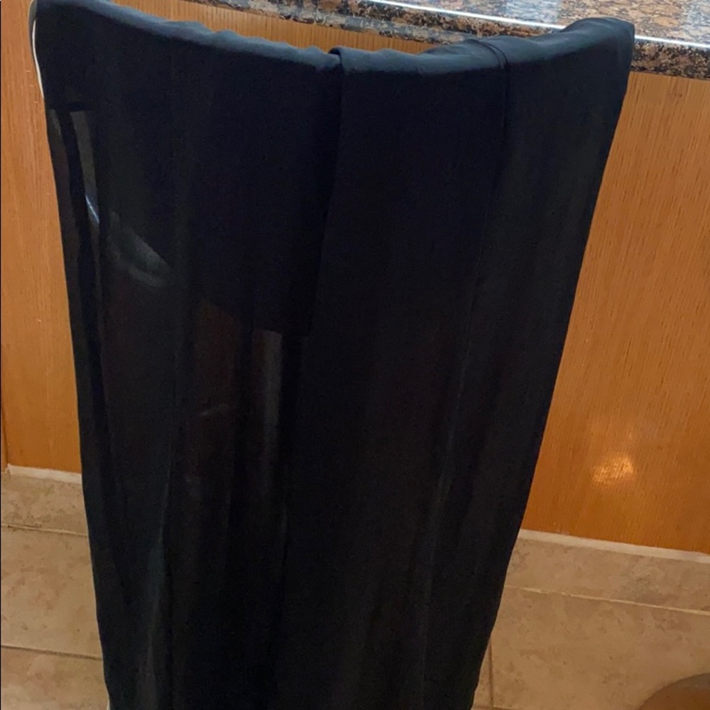 3 for $20 sheer Black flare pant